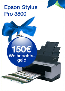 EPSON Stylus Pro 3800 Weihnachtsgeld Aktion