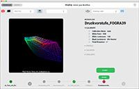 display 6 suchen Sie den gewnschten vordefinierten Workflow mit allen Einstellungen fr die Kalibrierung aus